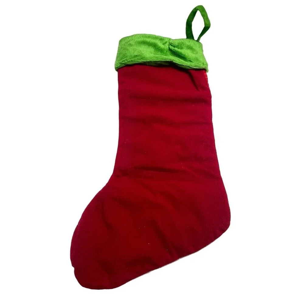 Vintage Peanuts Charlie Brown & Snoopy Ho Ho Ho Christmas Stocking